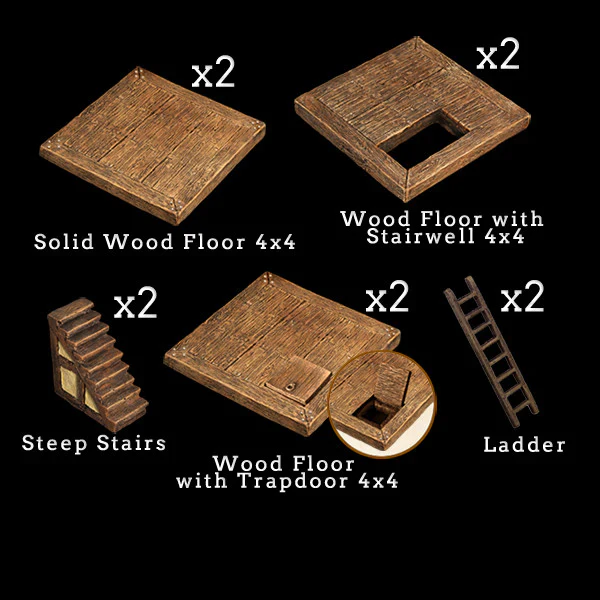Tudor Floor Add-On Pack (Unpainted)