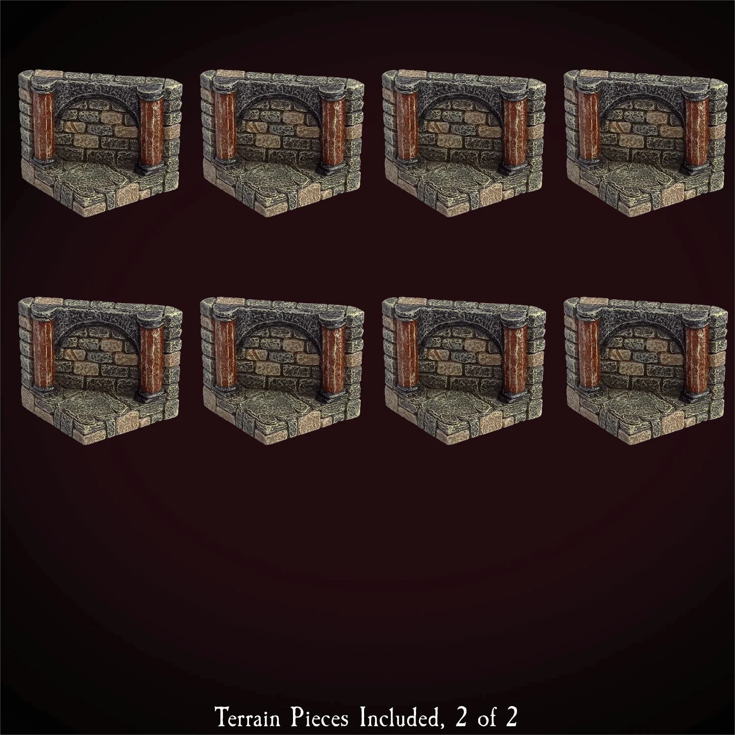 Vaulted Diagonal Walls (Unpainted) - Image 2