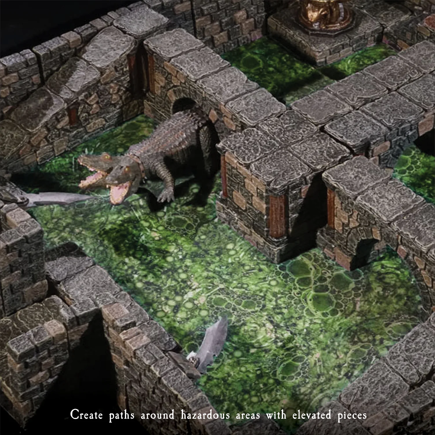Vaulted Dungeon Elevation (Painted) - Image 4