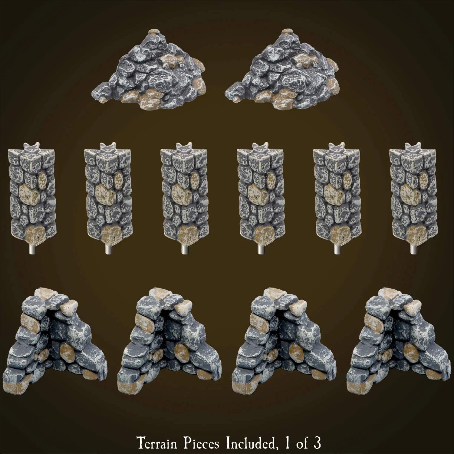 City Fieldstone Ruins (Painted) - Image 3