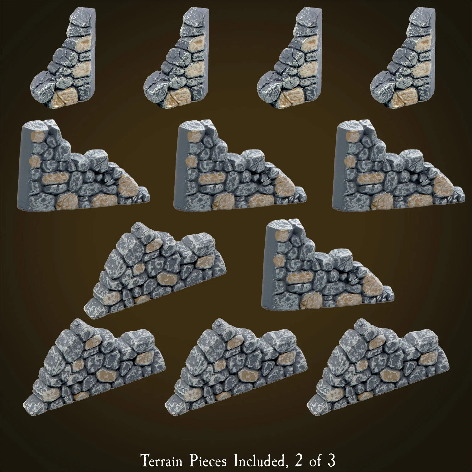 City Fieldstone Ruins (Painted) - Image 4