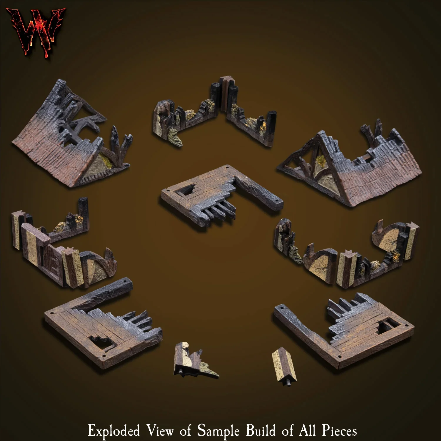 City Tudor Ruins (Unpainted) - Image 2
