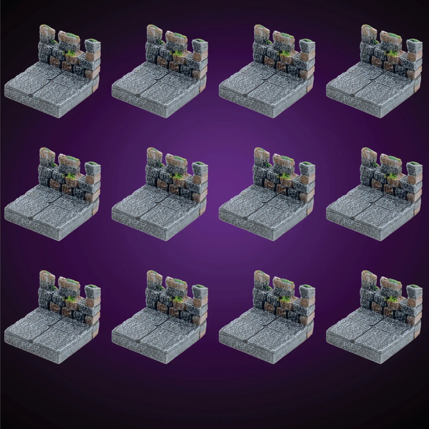Wall Crenellations Pack (Unpainted)