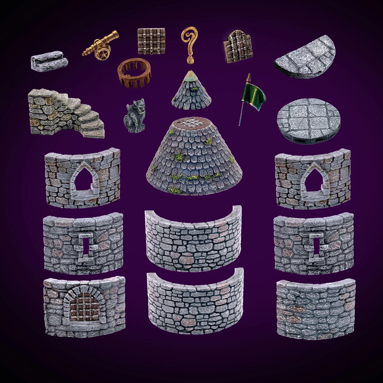 Wizard's Outpost Set (Unpainted) - Image 2
