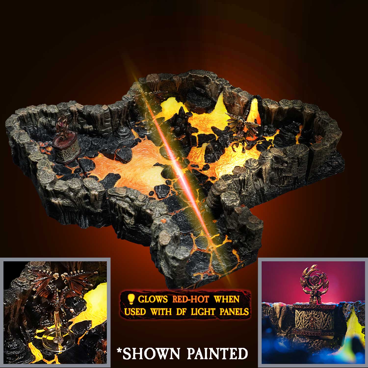 Encounter 1 - Crucible Chamber - Illuminated (Unpainted)